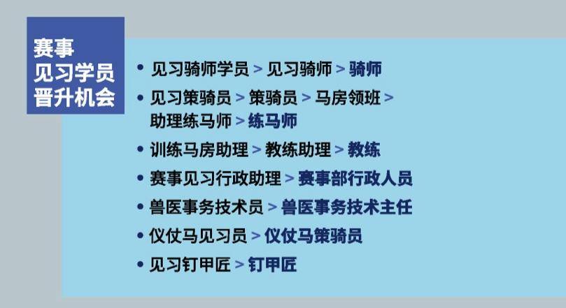 体育生稳定职业新赛道：香港赛马会赛事见习学员招聘！