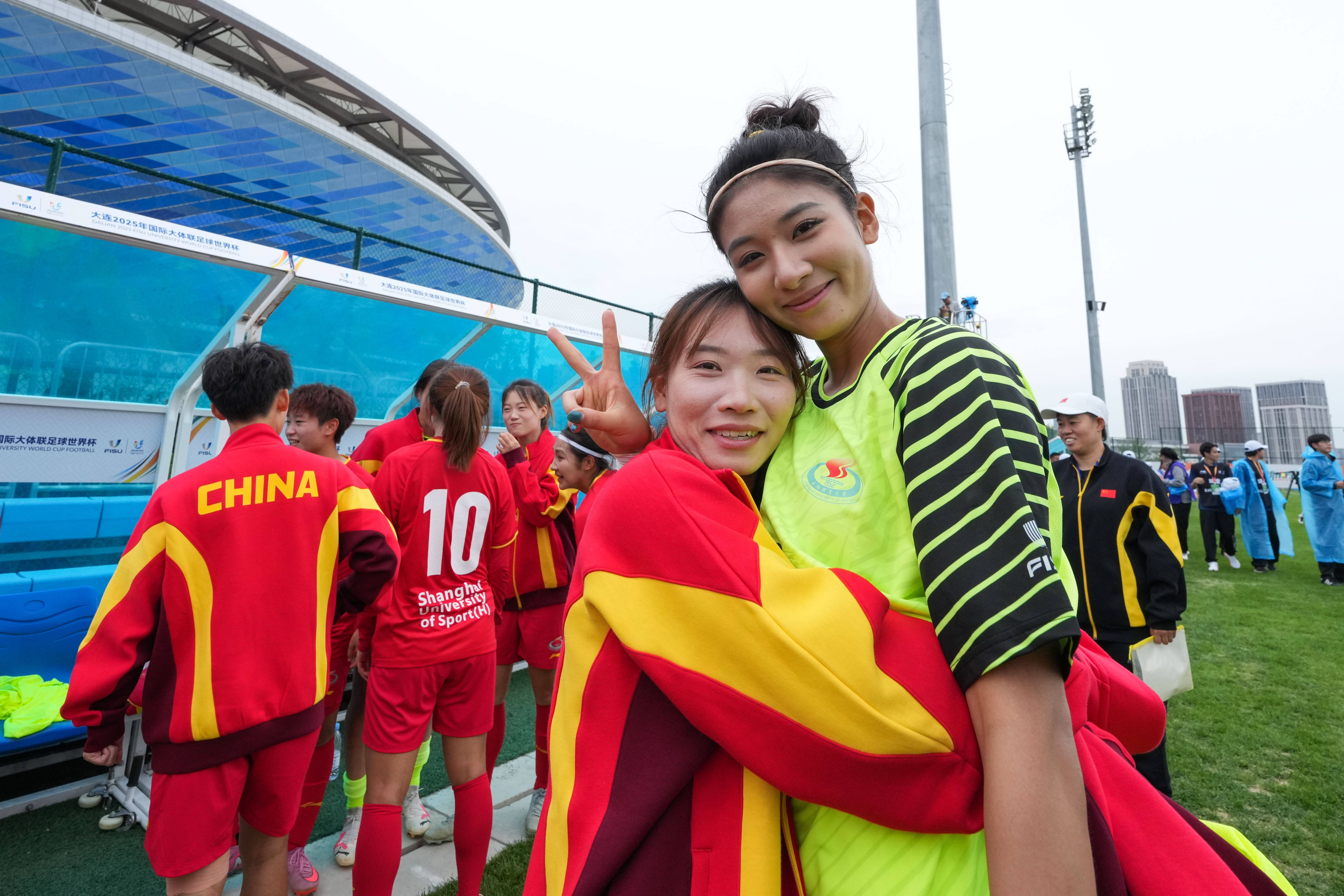 （体育）足球——国际大体联世界杯小组赛：上海体育大学女足胜圣卡塔琳娜南部大学女足