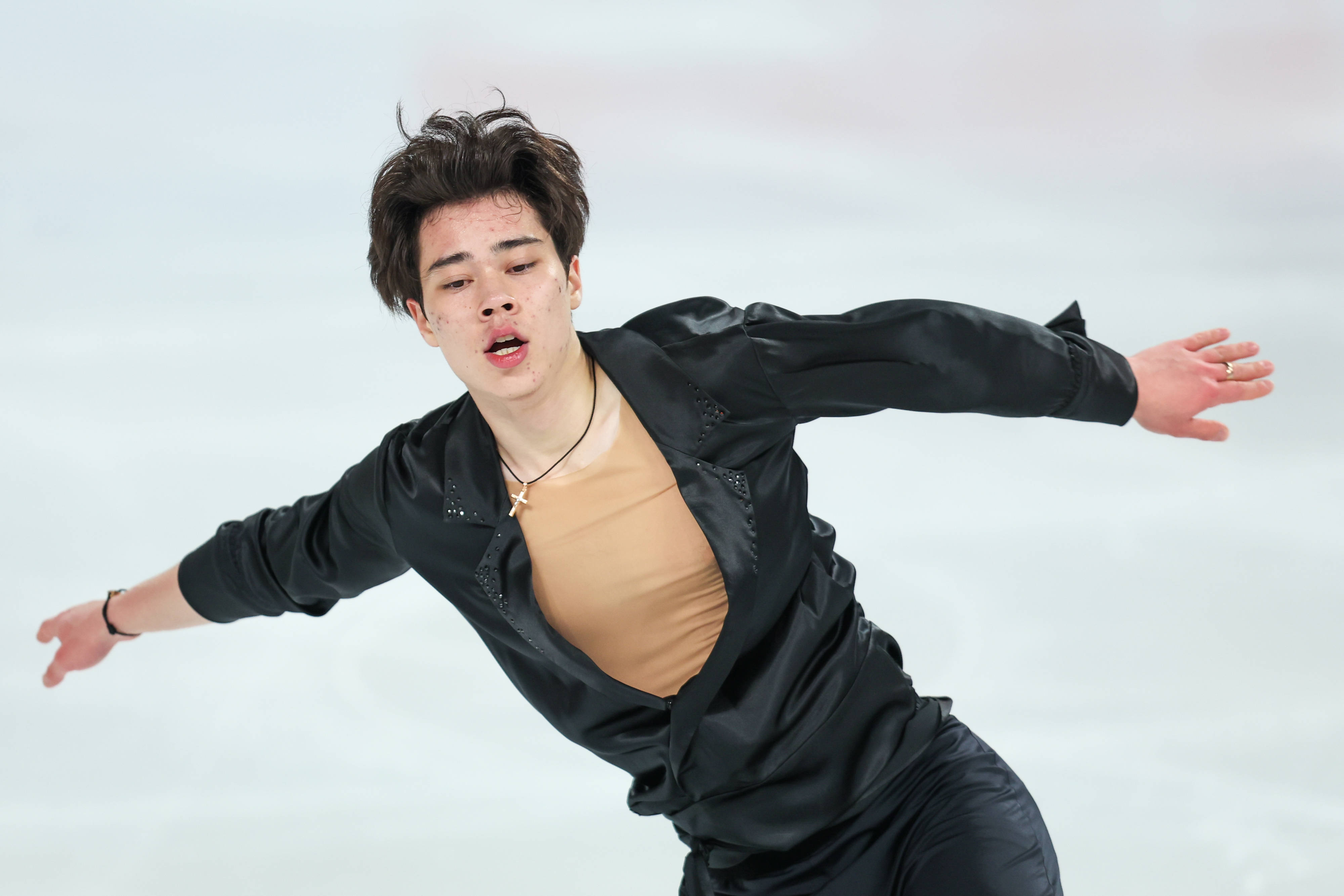 (体育)花样滑冰——中国杯:男子单人滑短节目赛况