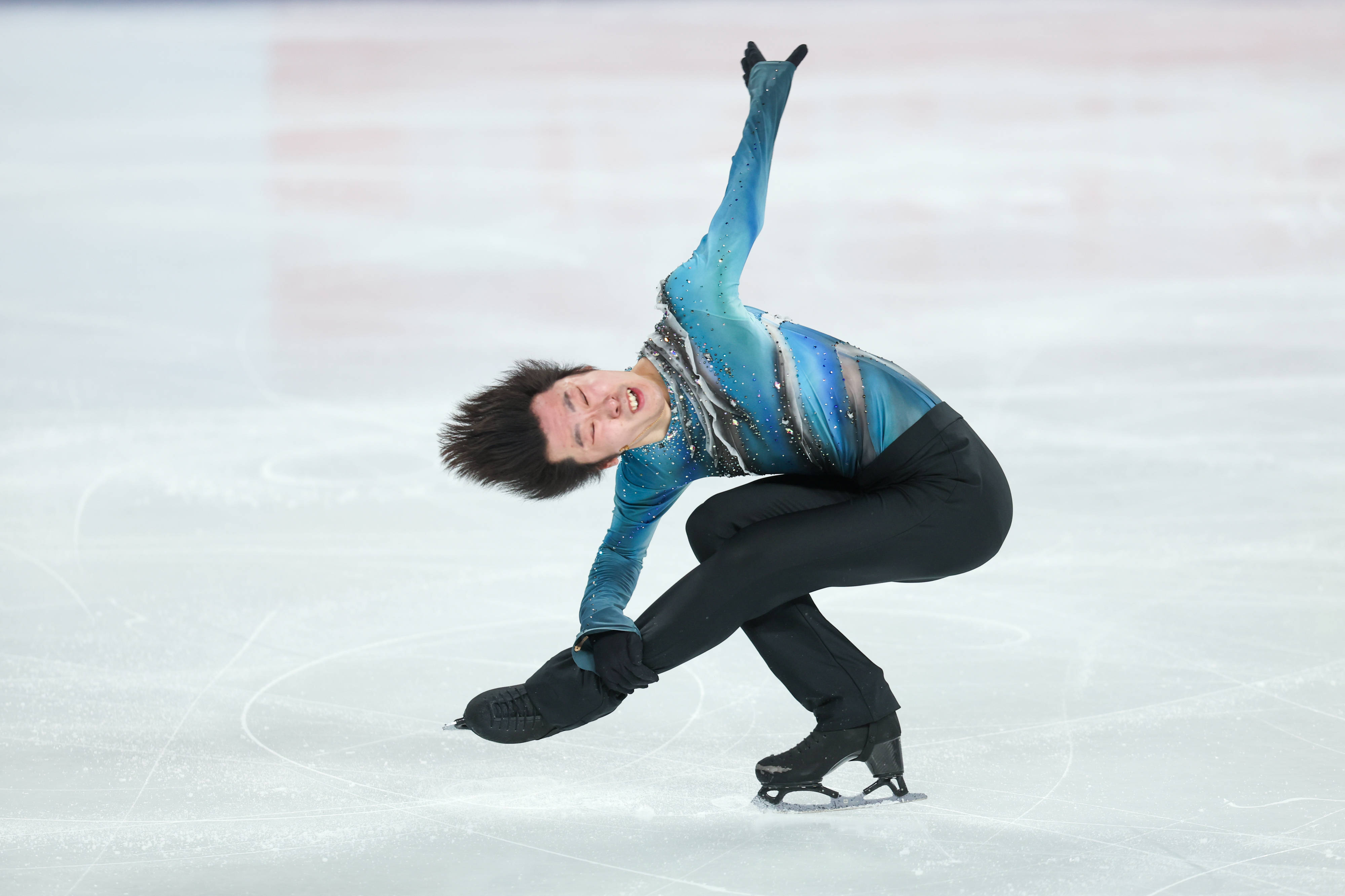 (体育)花样滑冰——中国杯:男子单人滑短节目赛况